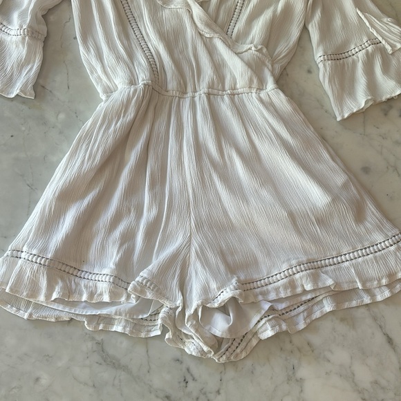 Abercrombie & Fitch White Romper Size Small - Picture 5 of 11